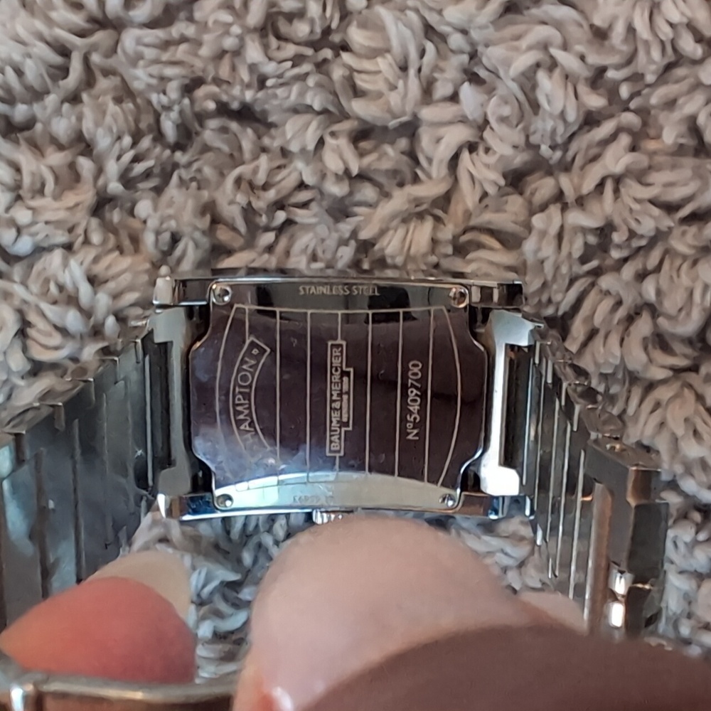 Baume & Mercier Hampton Ladies Watch | Swiss Quartz | Stainless Steel | EUC - Picture 7 of 12